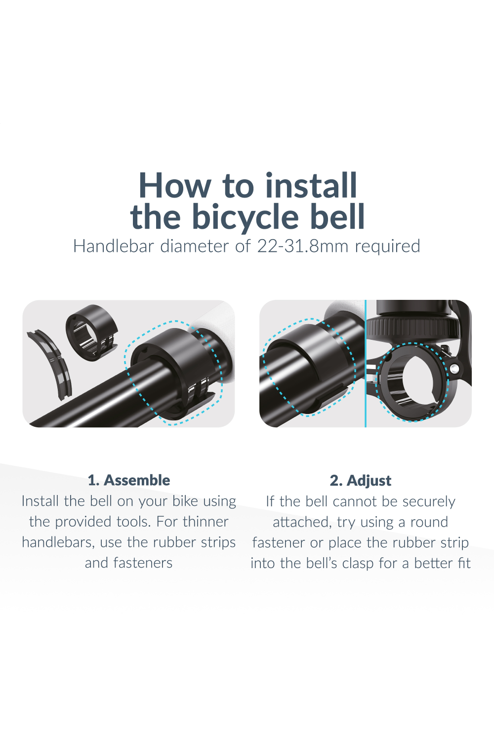 Beeep Onetag Apple Find My & Android Tracker Black & Bicycle Bell - Afbeelding 9
