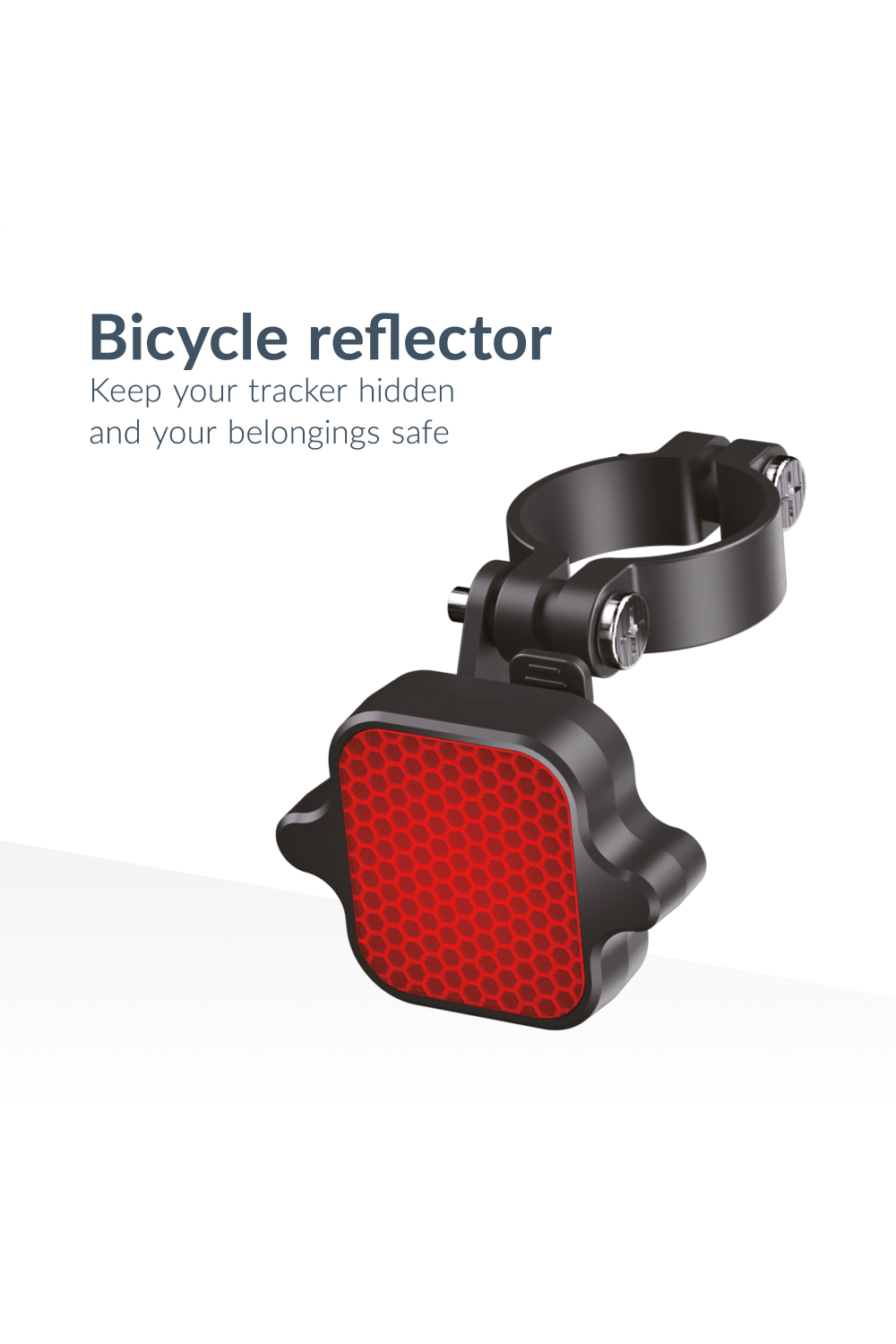 Beeep Onetag Apple Find My & Android Tracker Black & Bicycle Reflector - Afbeelding 2