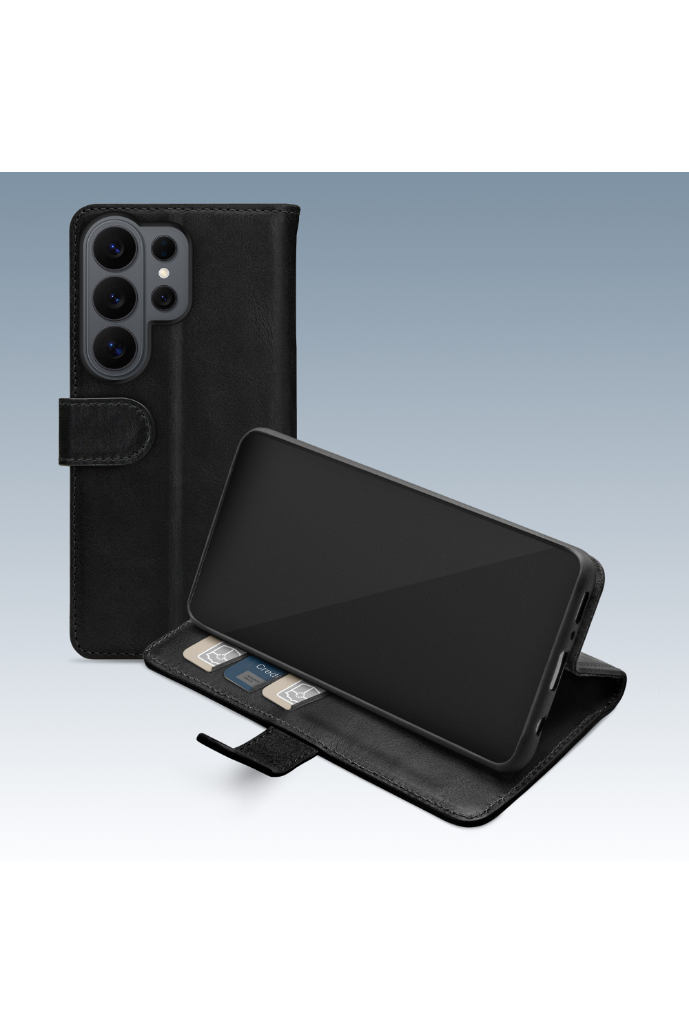 Mobilize Premium Gelly Wallet Book Case Samsung Galaxy S26 Ultra 5G Black