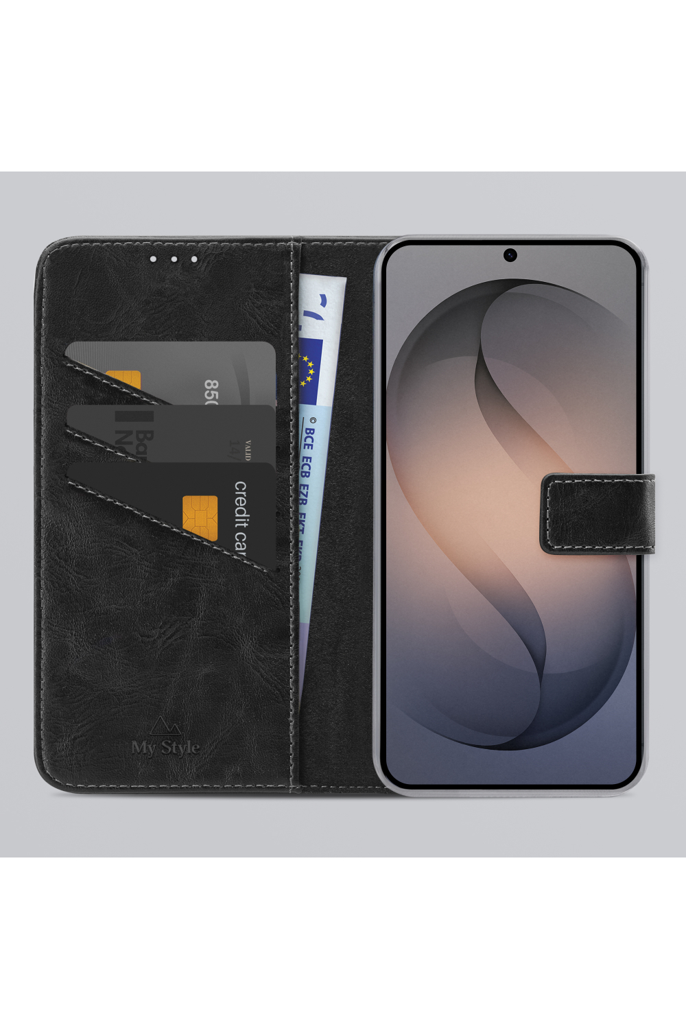 My Style Flex Wallet For Samsung Galaxy S26 Ultra 5G Black - Afbeelding 2