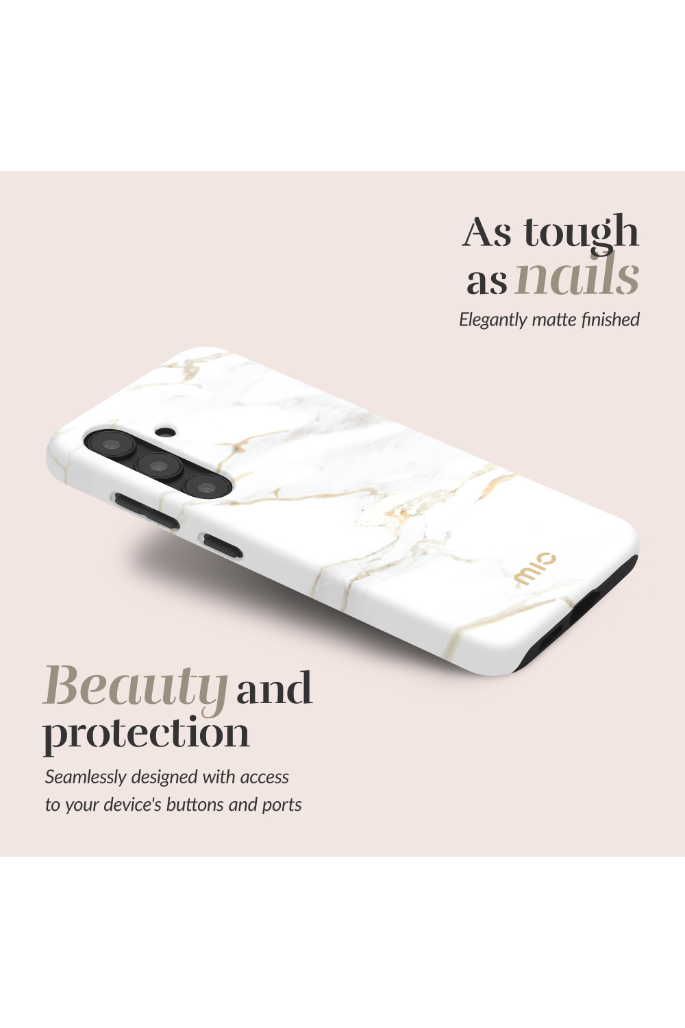 Mio By Mobilize Mio White Marble Magsafe Compatible For Samsung S26 Ultra 5G - Afbeelding 2