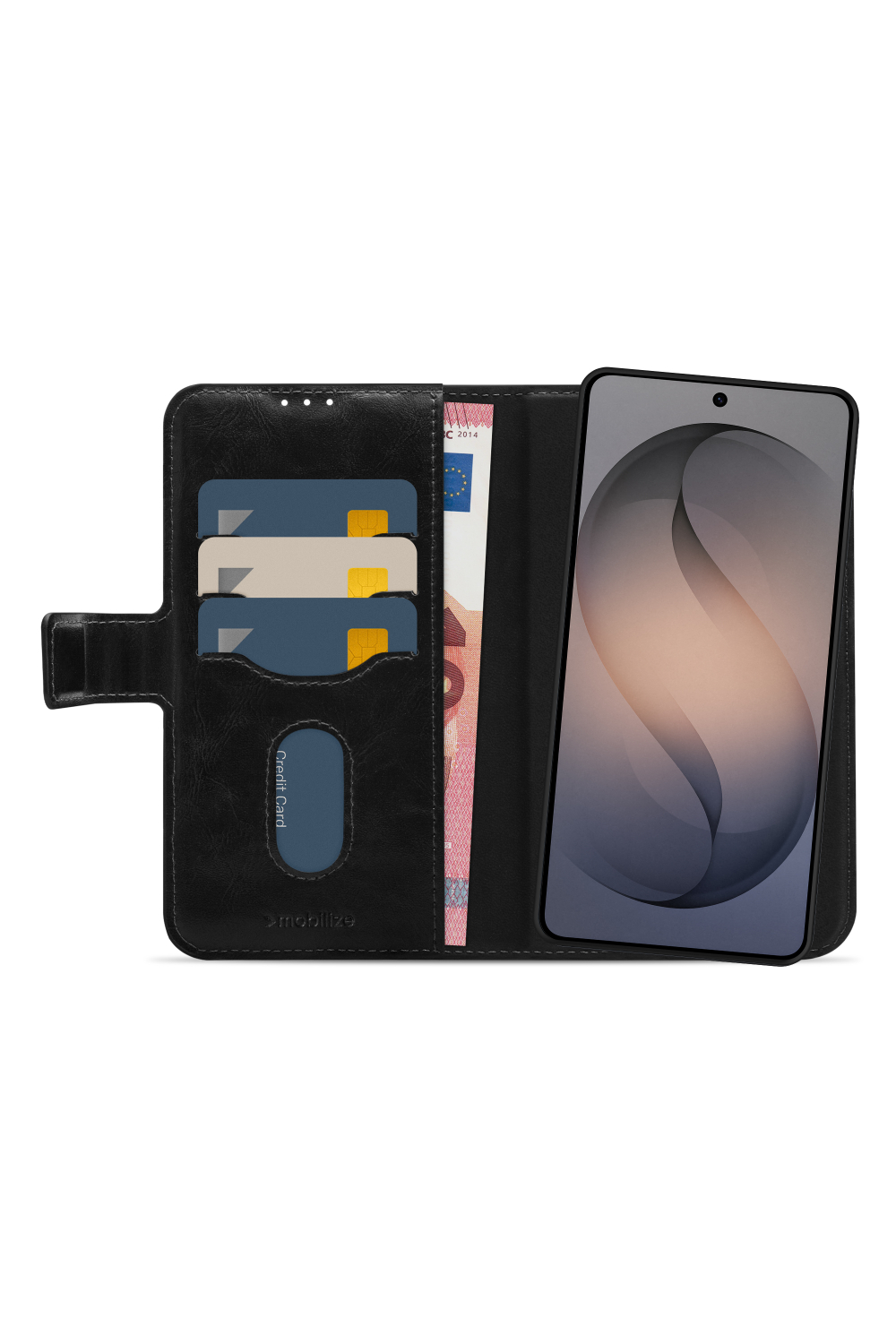 Mobilize 2In1 Magsafe Compatible Gelly Wallet Case Samsung Galaxy S26 5G Black - Afbeelding 3