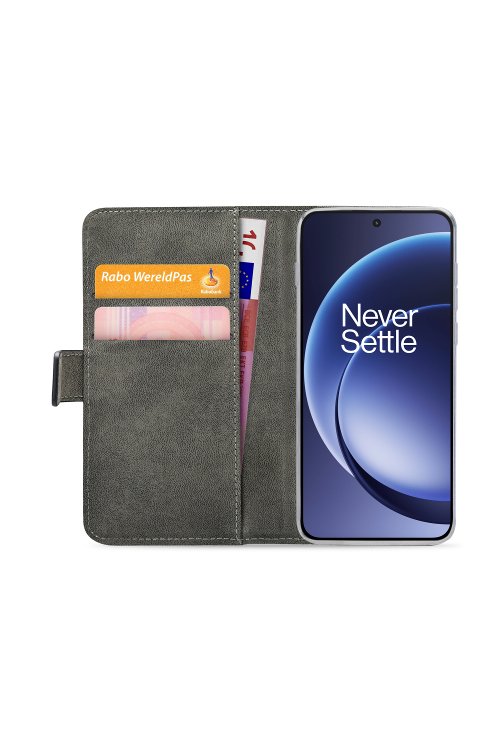 Mobilize Classic Gelly Wallet Book Case Oneplus 15R Black - Afbeelding 3