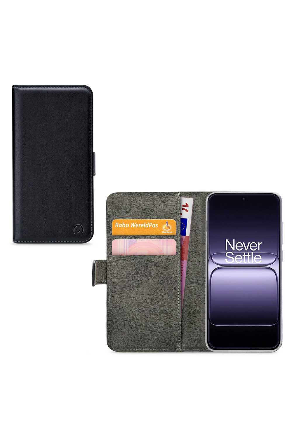 Mobilize Classic Gelly Wallet Book Case Oneplus 15 Black