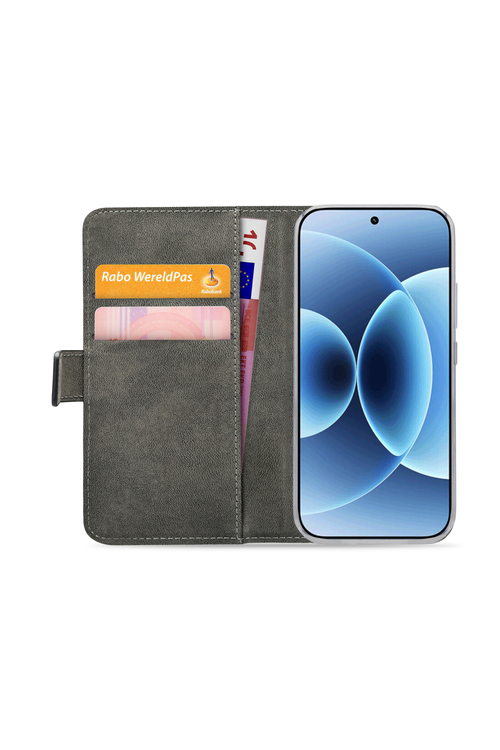 Mobilize Classic Gelly Wallet Book Case Xiaomi 17 Black - Afbeelding 3