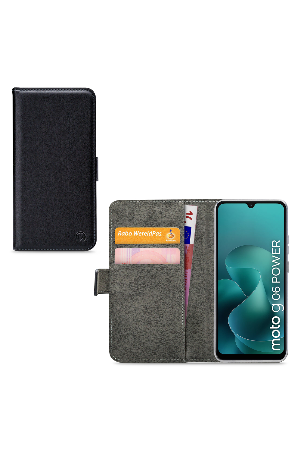 Mobilize Classic Gelly Wallet Book Case Motorola Moto G06/G06 Power Black