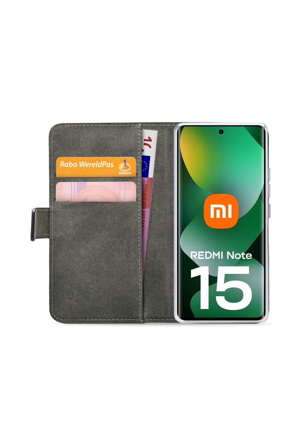 Mobilize Classic Gelly Wallet Book Case Xiaomi Redmi Note 15 5G Black - Afbeelding 3