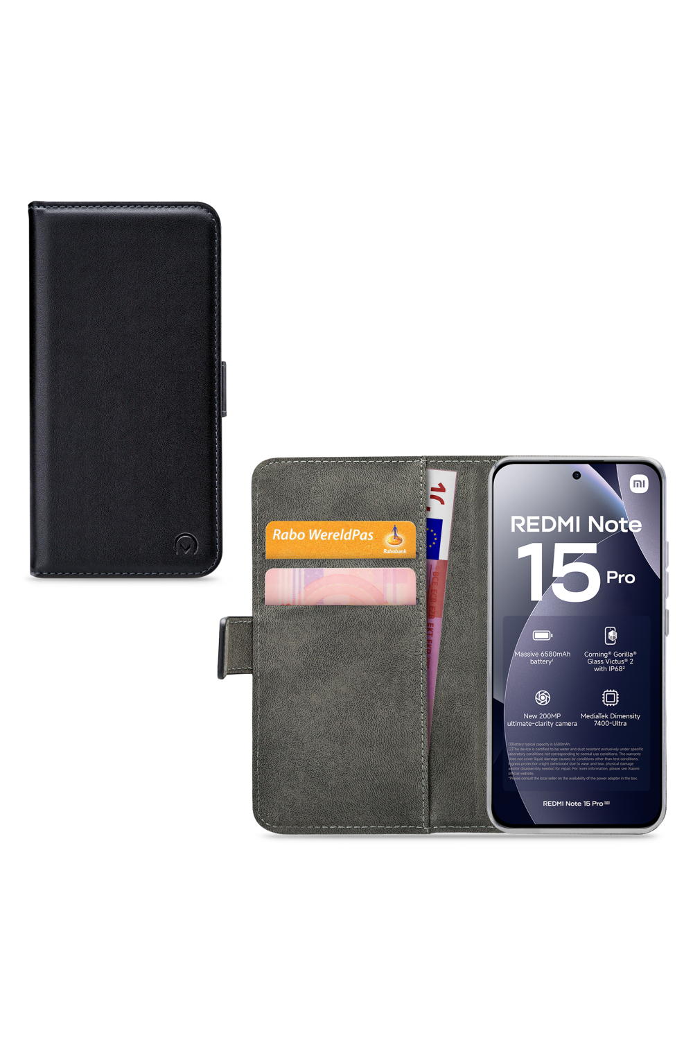 Mobilize Classic Gelly Wallet Book Case Xiaomi Redmi Note 15 Pro 4G Black