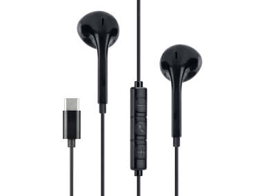 Mobilize In-Ear Stereo Headset With Remote Usb-C Black