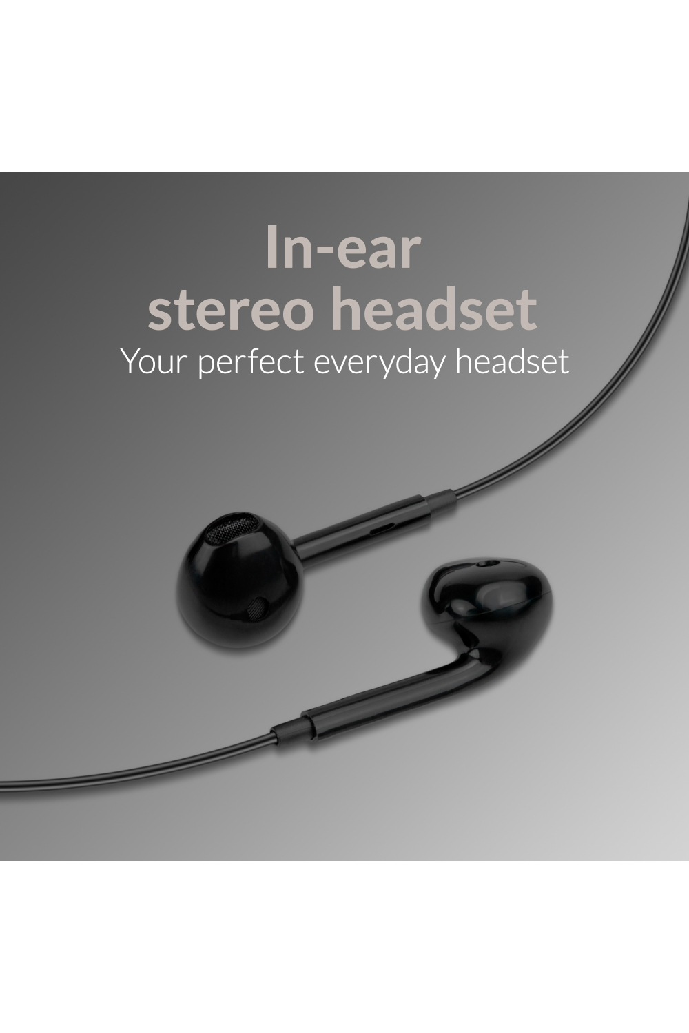 Mobilize In-Ear Stereo Headset With Remote Usb-C Black - Afbeelding 2