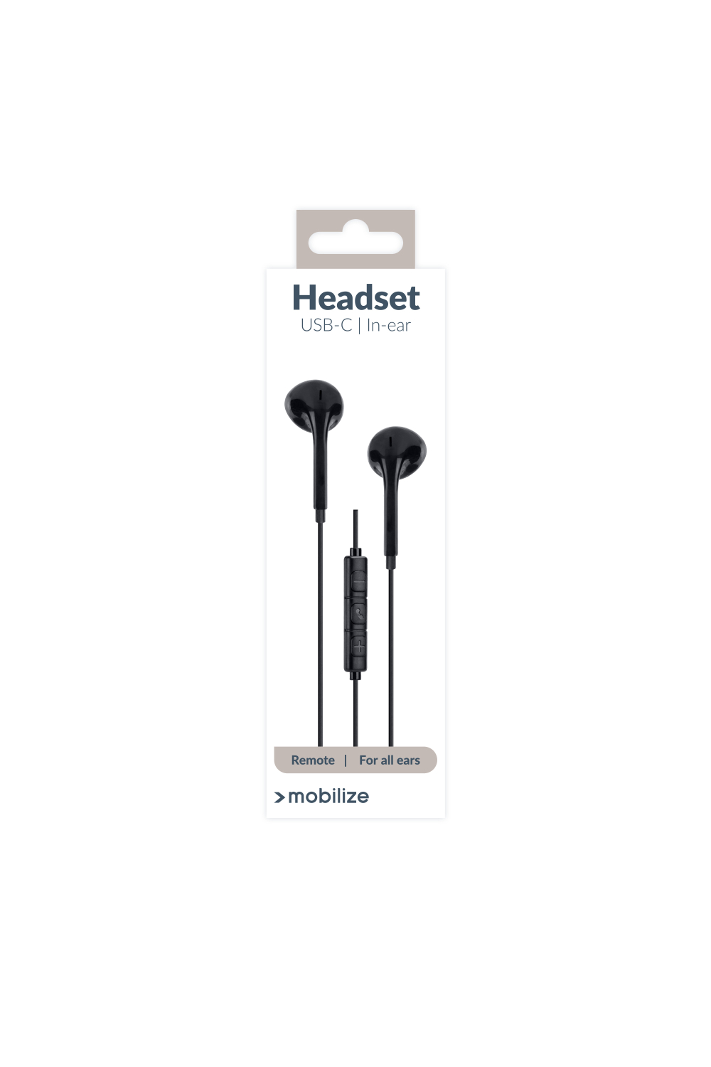 Mobilize In-Ear Stereo Headset With Remote Usb-C Black - Afbeelding 8