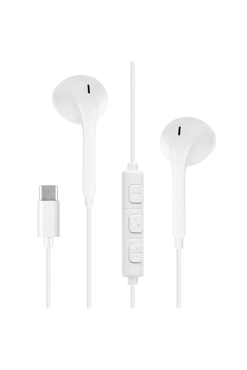Mobilize In-Ear Stereo Headset With Remote Usb-C White