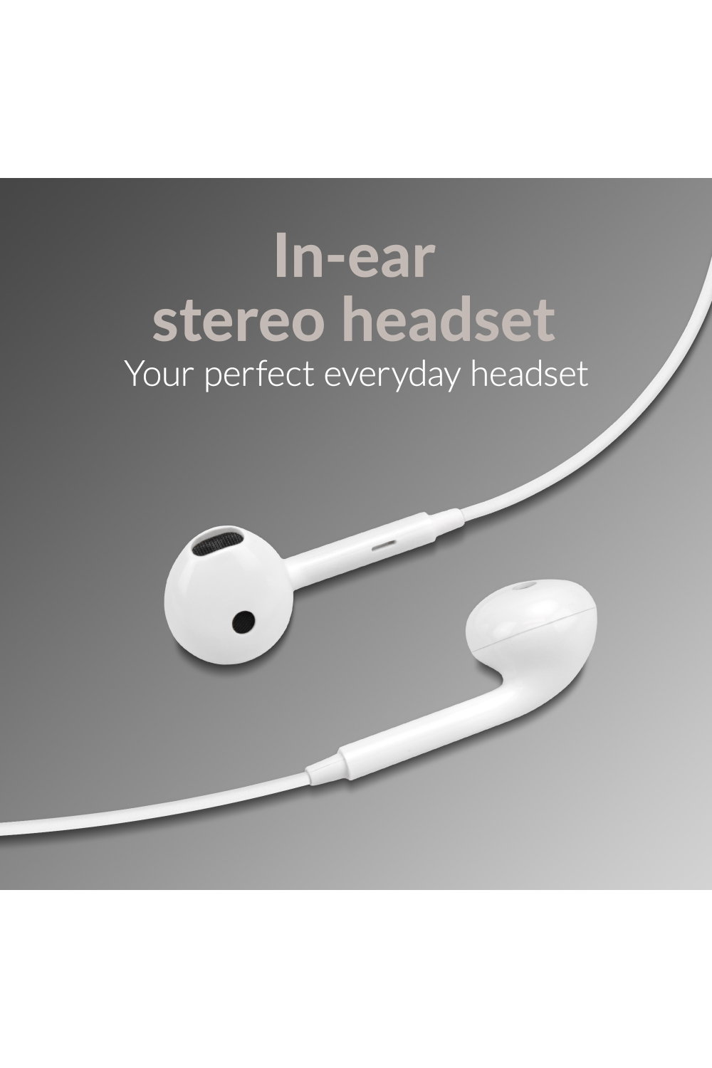 Mobilize In-Ear Stereo Headset With Remote Usb-C White - Afbeelding 2