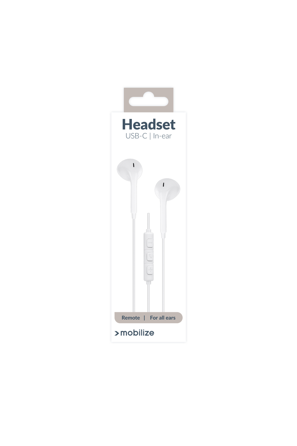 Mobilize In-Ear Stereo Headset With Remote Usb-C White - Afbeelding 8