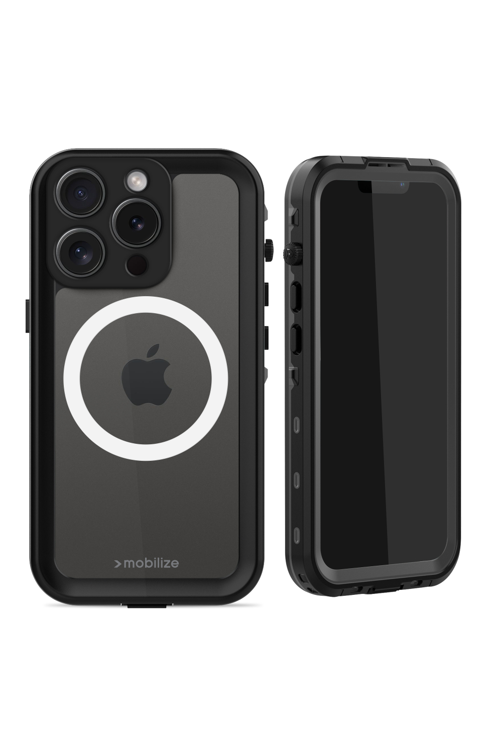 Mobilize Magsafe Compatible Waterproof Case Apple Iphone 15 Pro Clear/Black