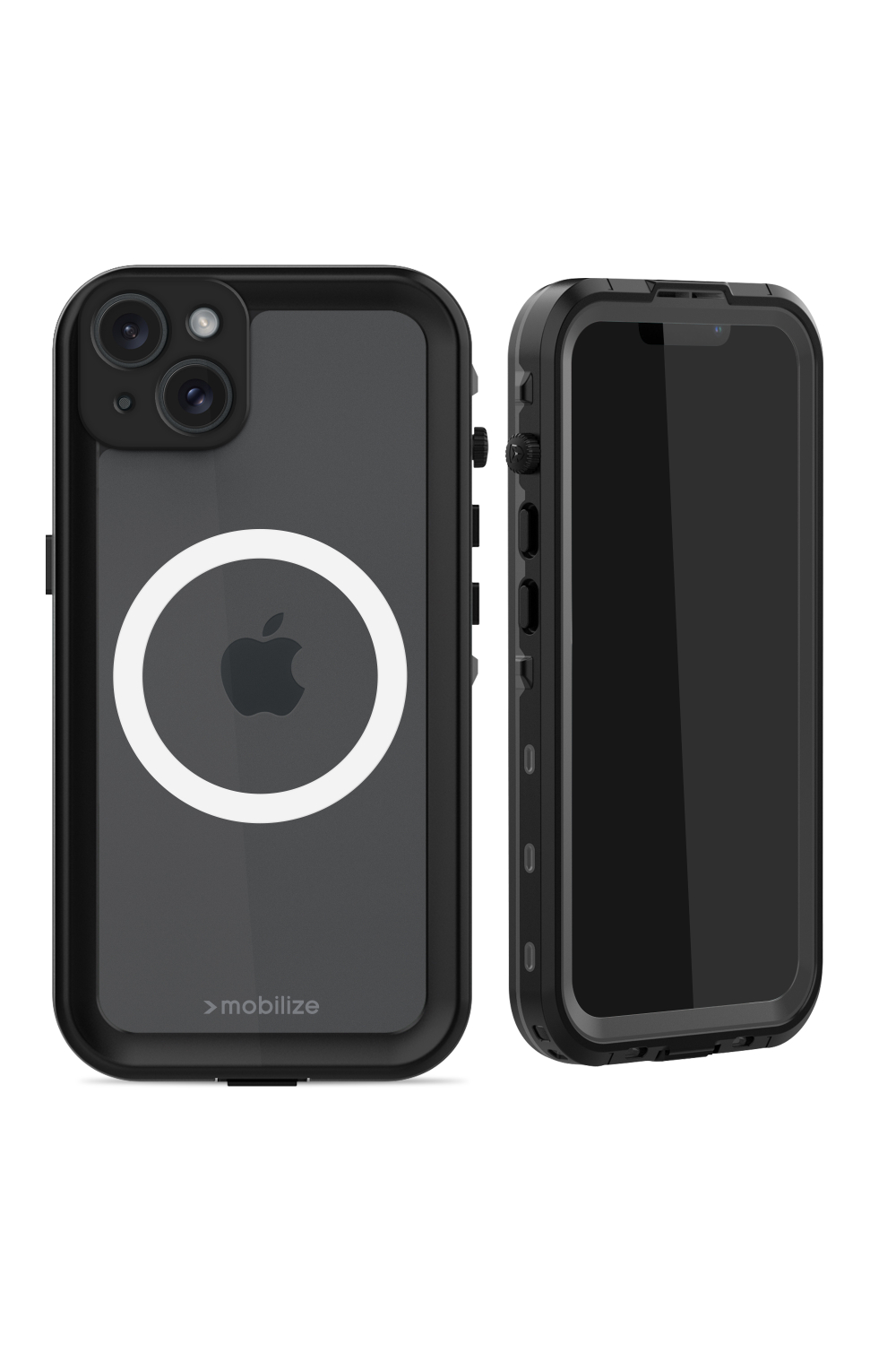 Mobilize Magsafe Compatible Waterproof Case Apple Iphone 15 Plus Clear/Black