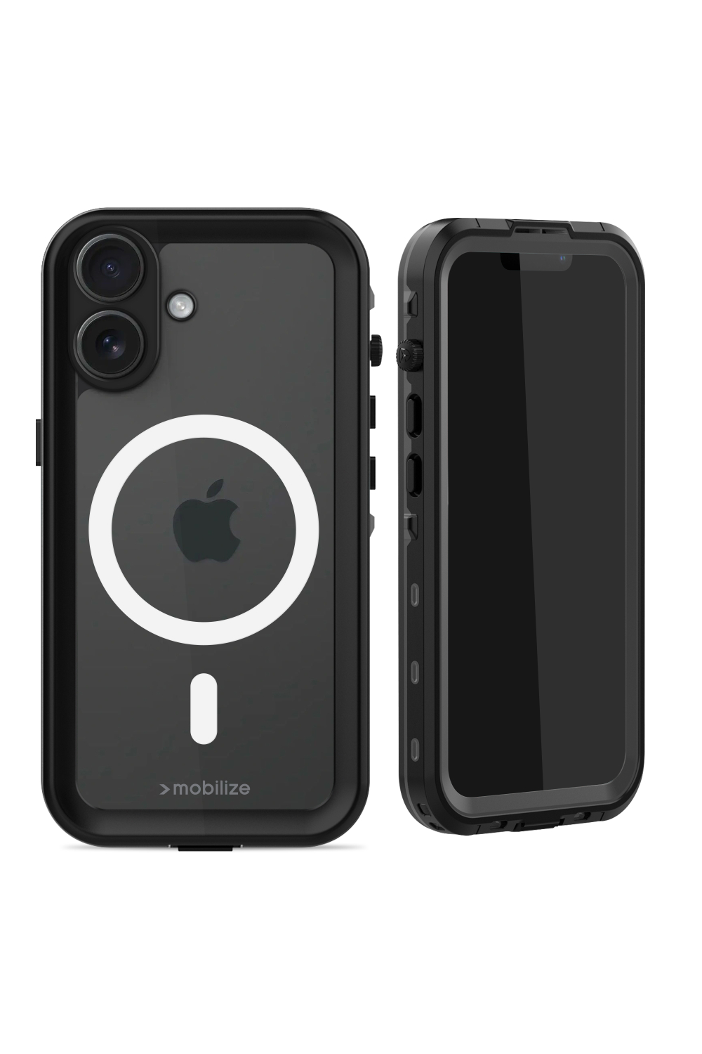 Mobilize Magsafe Compatible Waterproof Case Apple Iphone 16 Clear/Black