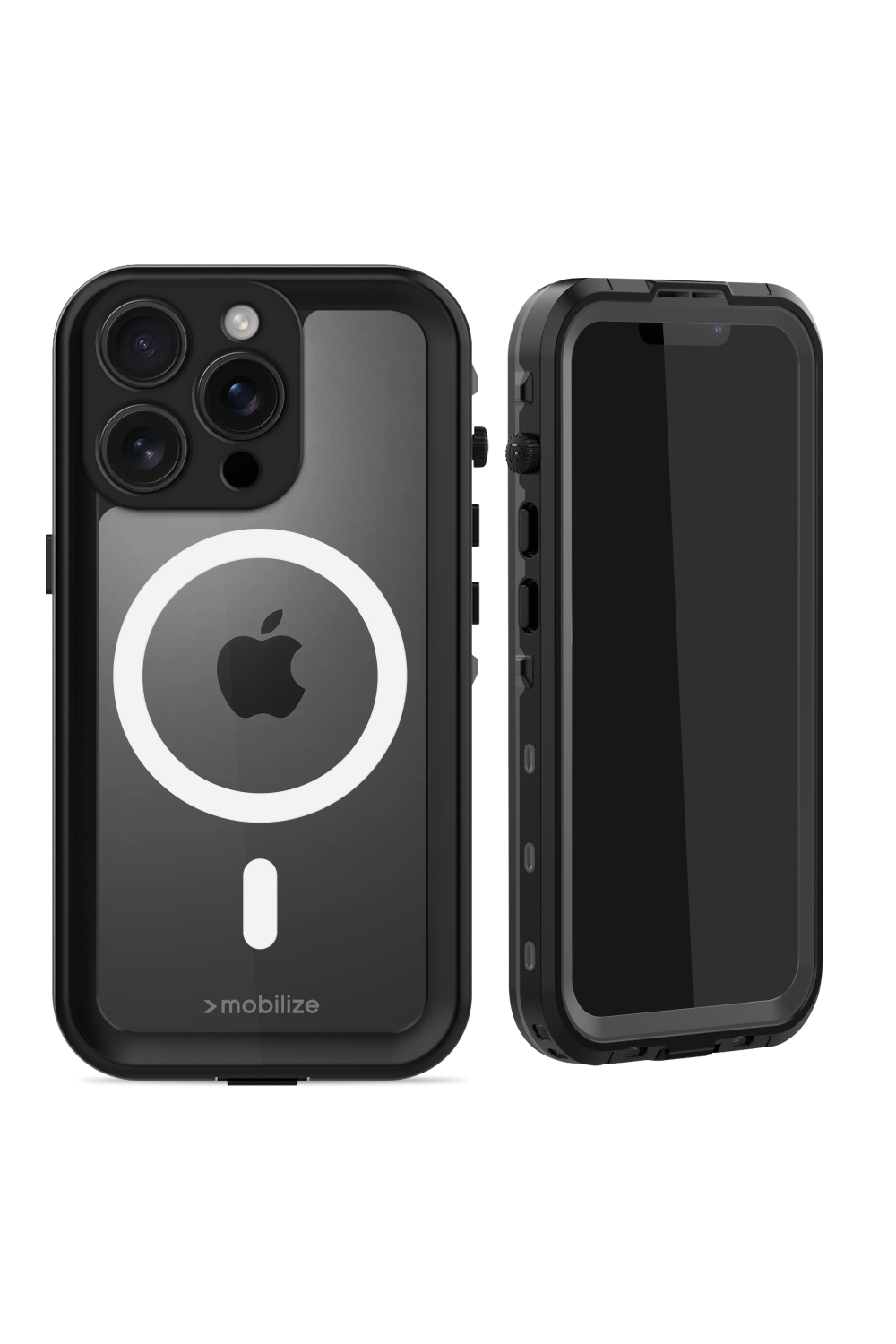 Mobilize Magsafe Compatible Waterproof Case Apple Iphone 16 Pro Clear/Black