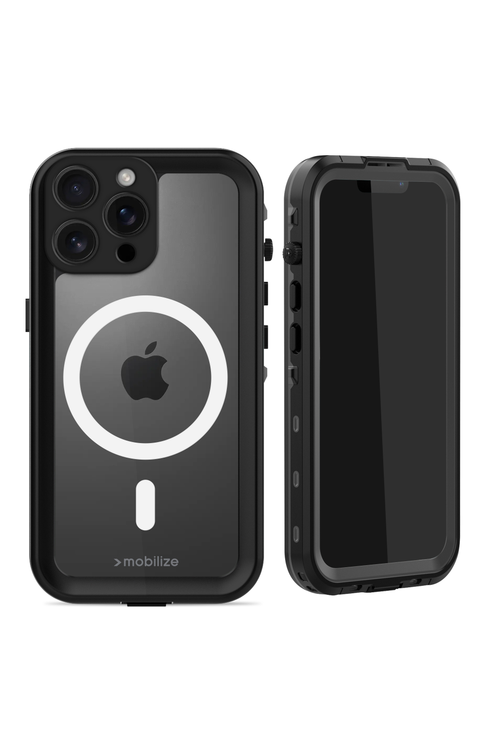 Mobilize Magsafe Compatible Waterproof Case Apple Iphone 16 Pro Max Clear/Black