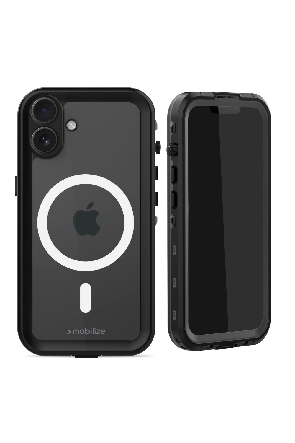 Mobilize Magsafe Compatible Waterproof Case Apple Iphone 16 Plus Clear/Black