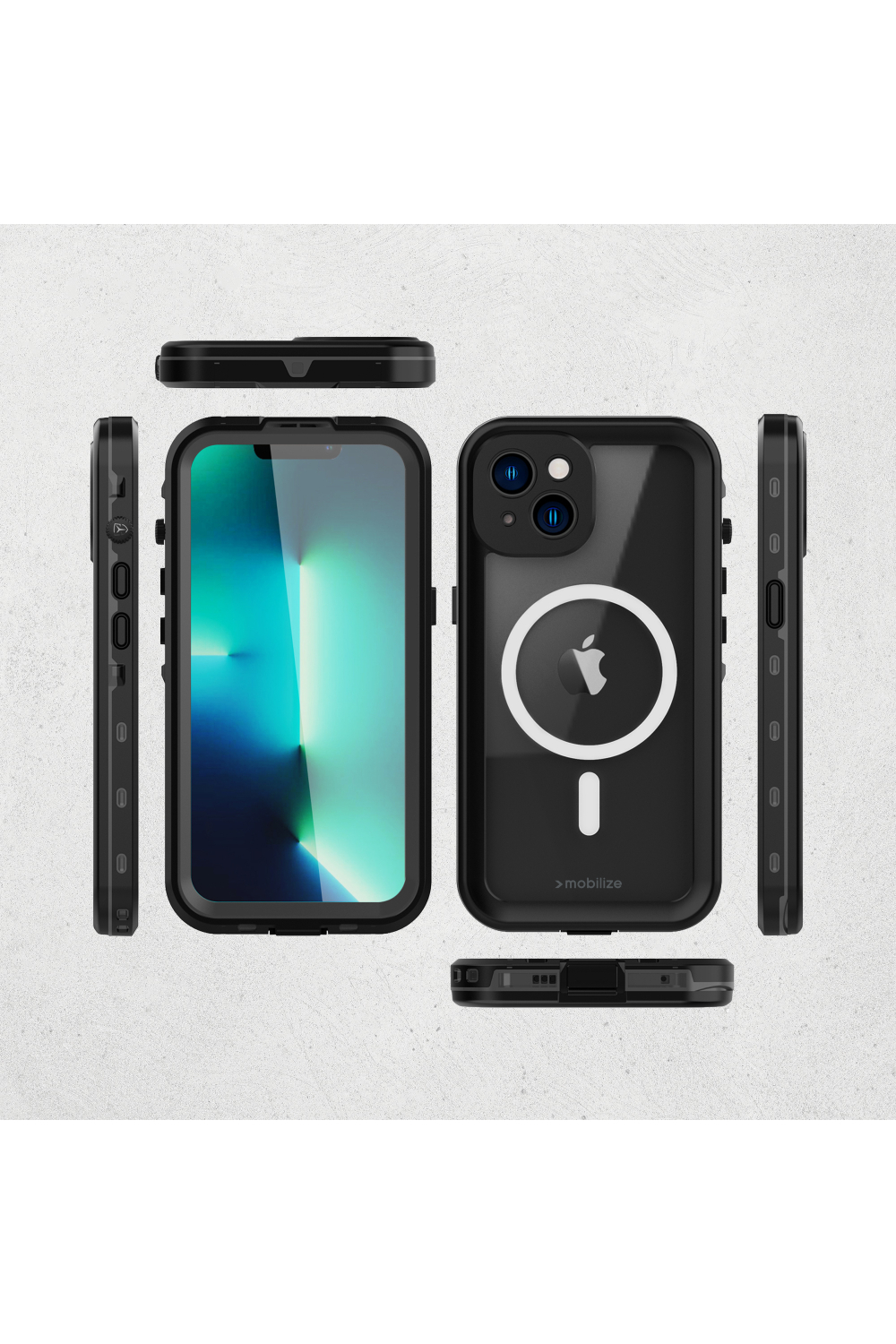 Mobilize Magsafe Compatible Waterproof Case Samsung Galaxy S26 Ultra 5G Clear/Black - Afbeelding 7