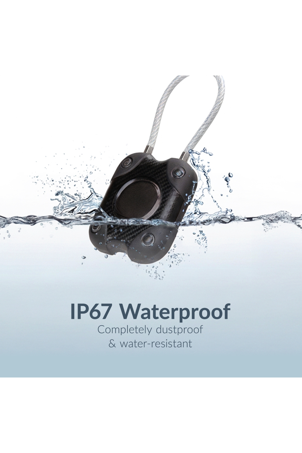 Beeep Onetag Apple Find My & Android Tracker - Waterproof Lock - Black - Afbeelding 5
