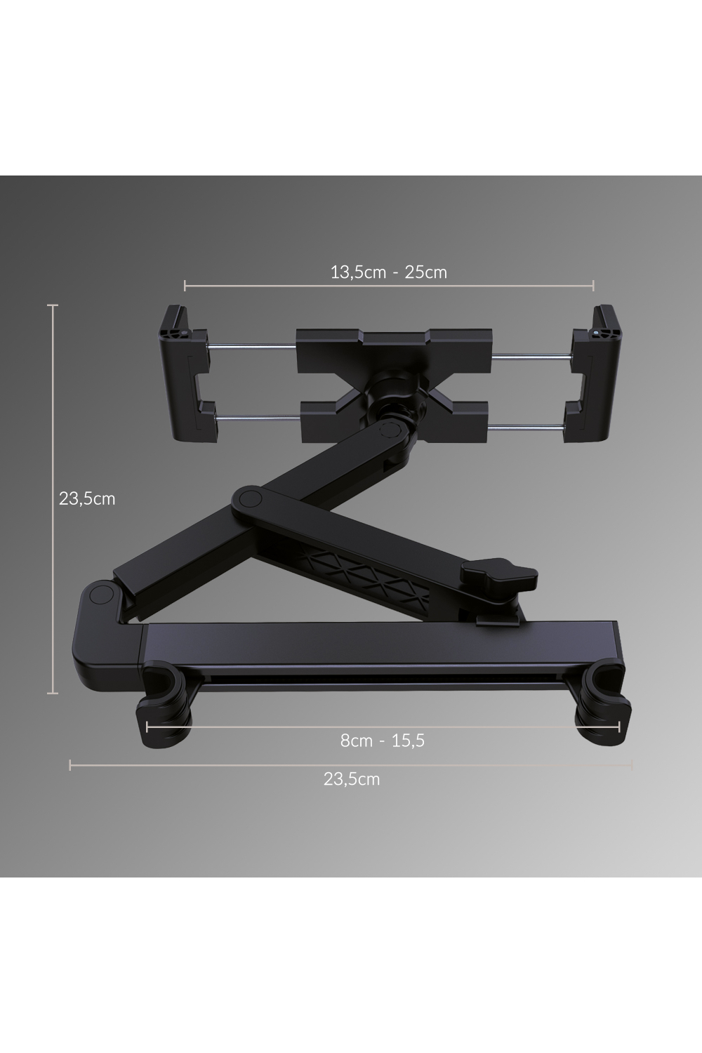 Mobilize Headrest Tablet & Smartphone Car Holder Black - Afbeelding 7