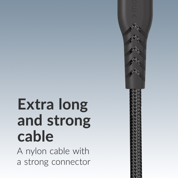 Mobilize Wall Charger Usb-C + Usb Gan 30W With Pd/Pps + Usb-C Nylon Cable 1.2M Black - Afbeelding 6