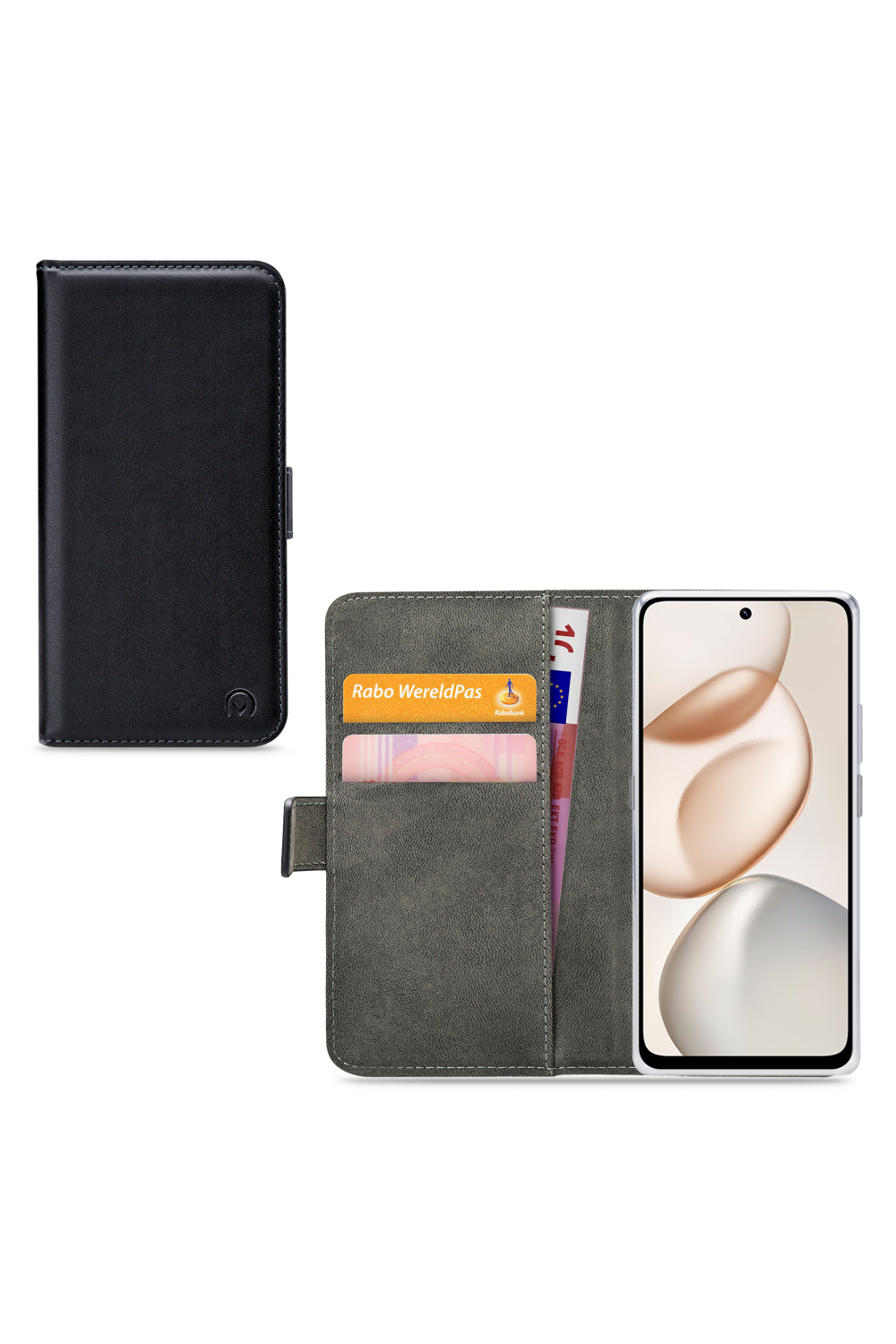 Mobilize Classic Gelly Wallet Book Case Honor 400 Smart Black - Afbeelding 4