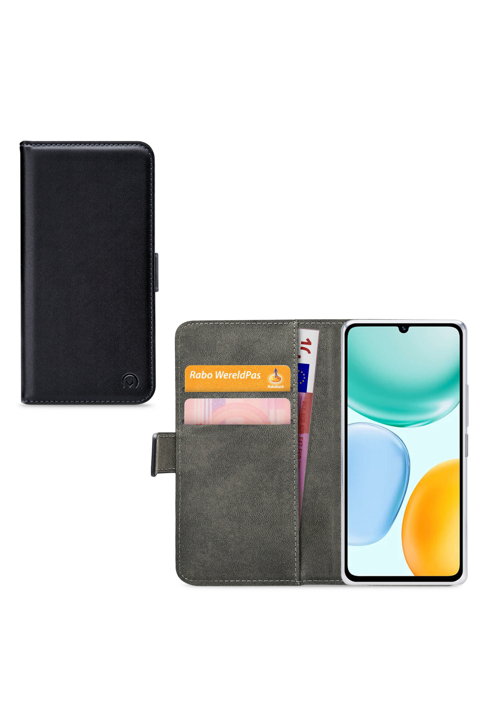 Mobilize Classic Gelly Wallet Book Case Honor X5C Plus Black - Afbeelding 4