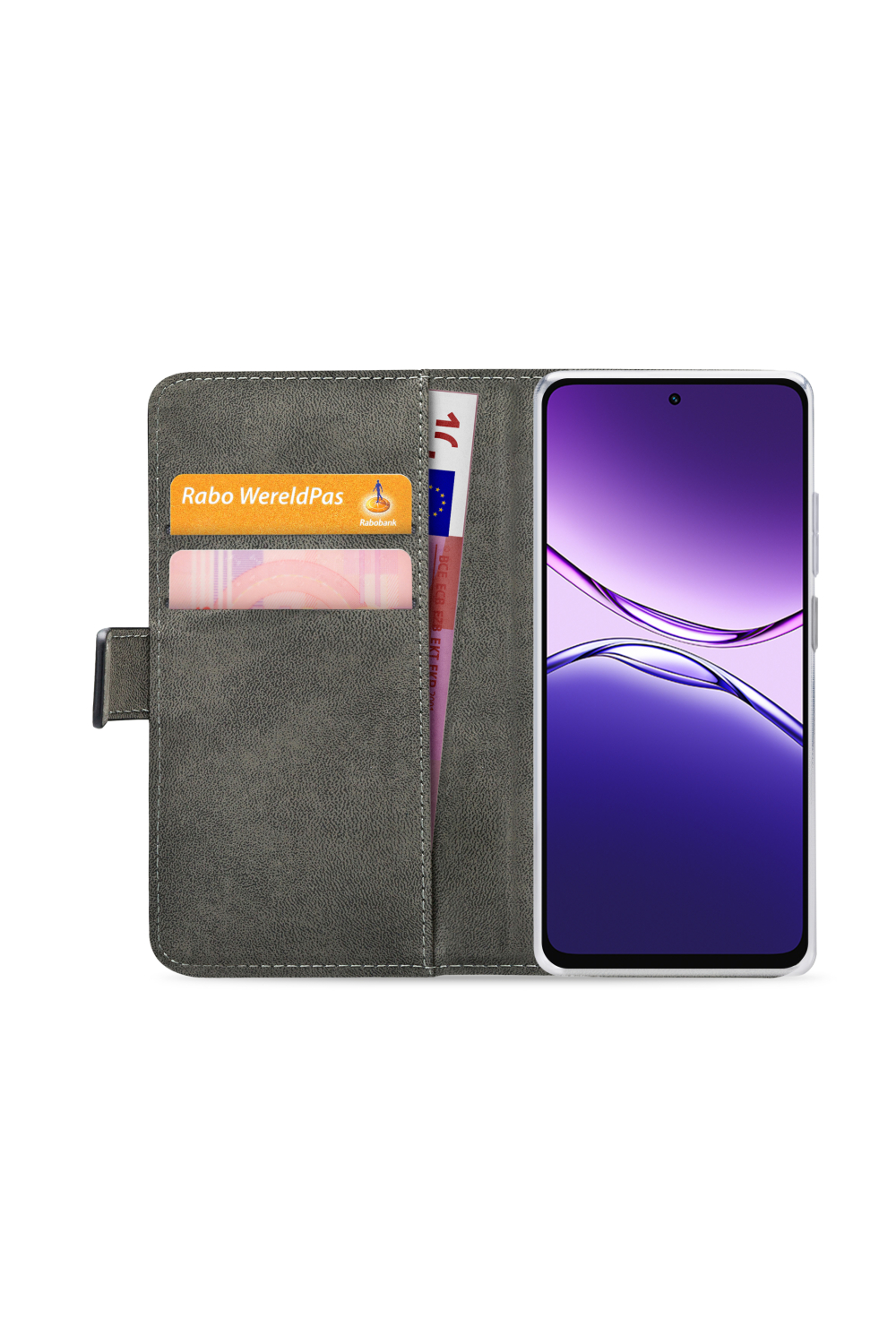Mobilize Classic Gelly Wallet Book Case Oppo A5M Black - Afbeelding 4