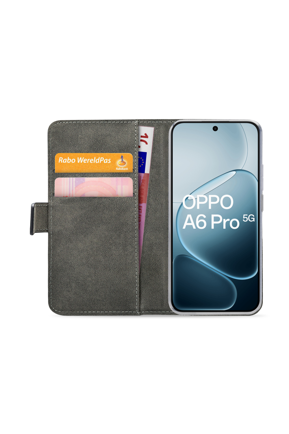 Mobilize Classic Gelly Wallet Book Case Oppo A5X Black - Afbeelding 2