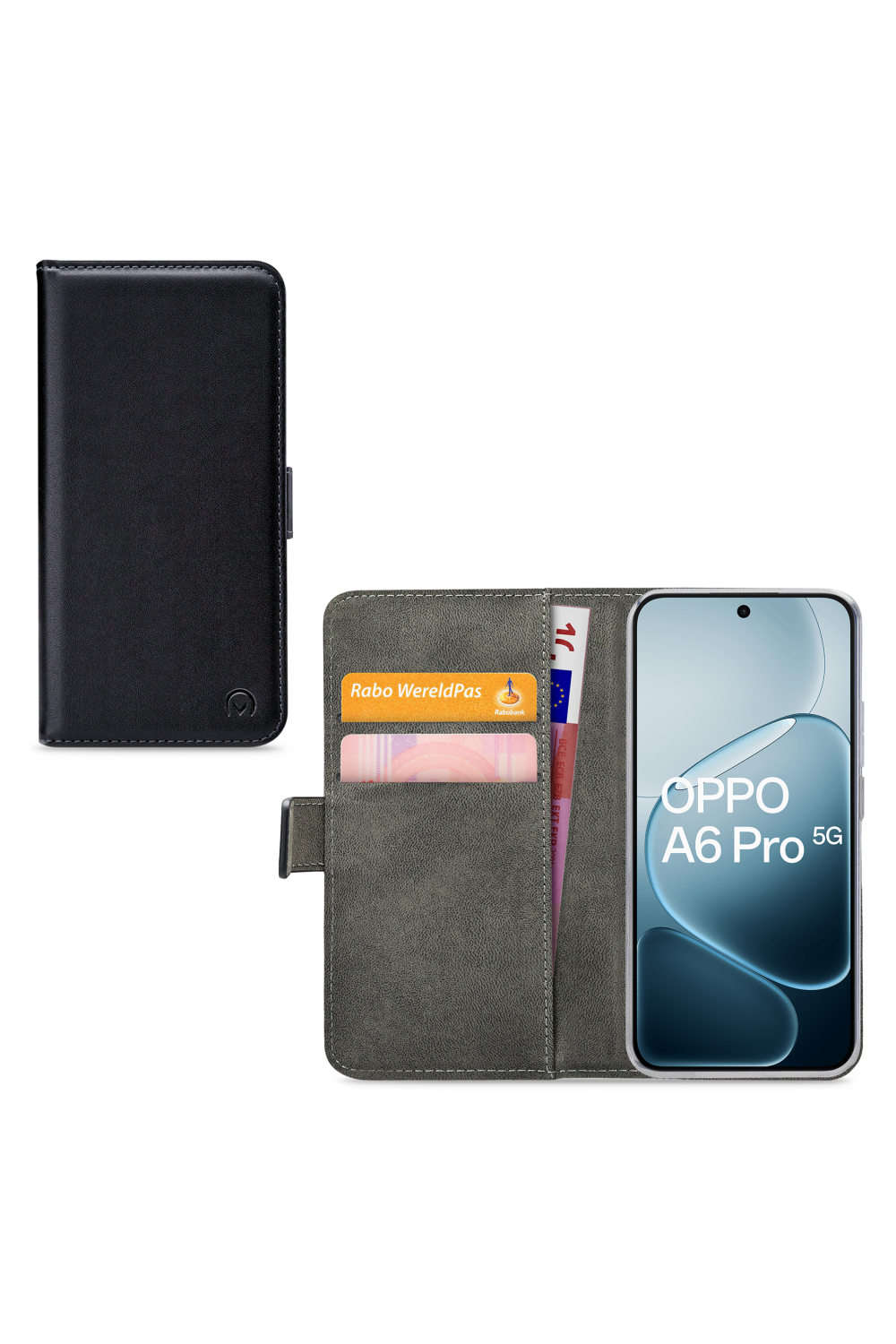 Mobilize Classic Gelly Wallet Book Case Oppo A5X Black - Afbeelding 4