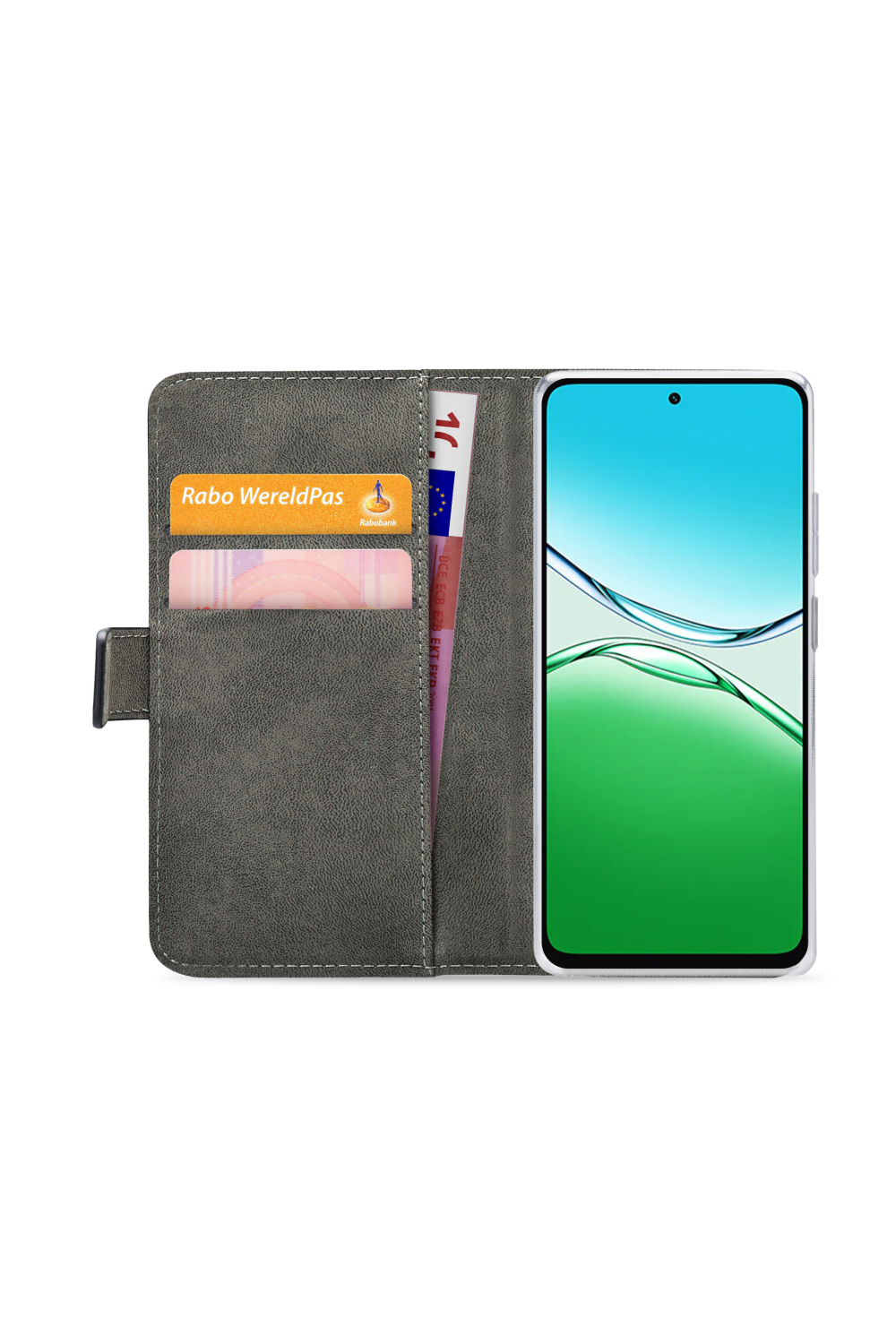 Mobilize Classic Gelly Wallet Book Case Oppo A6 Pro Black - Afbeelding 2
