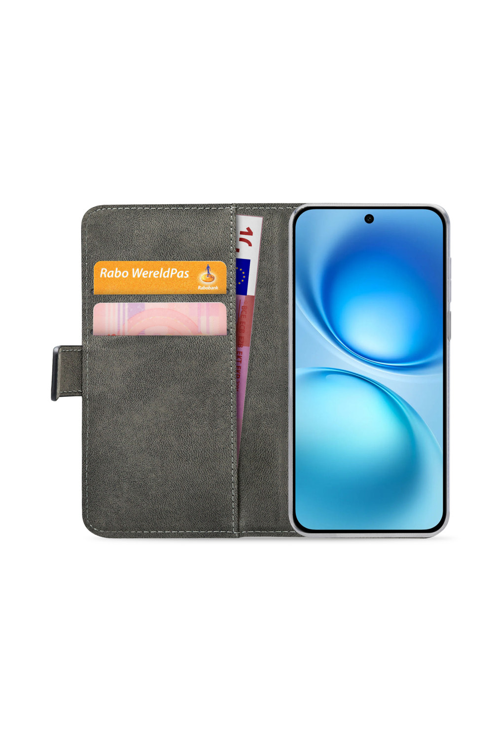 Mobilize Classic Gelly Wallet Book Case Vivo X200 Fe Black - Afbeelding 2