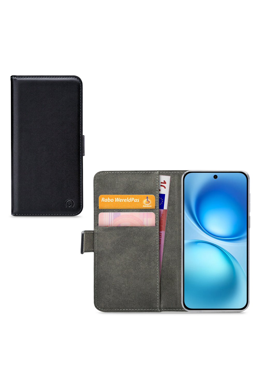 Mobilize Classic Gelly Wallet Book Case Vivo X200 Fe Black - Afbeelding 4