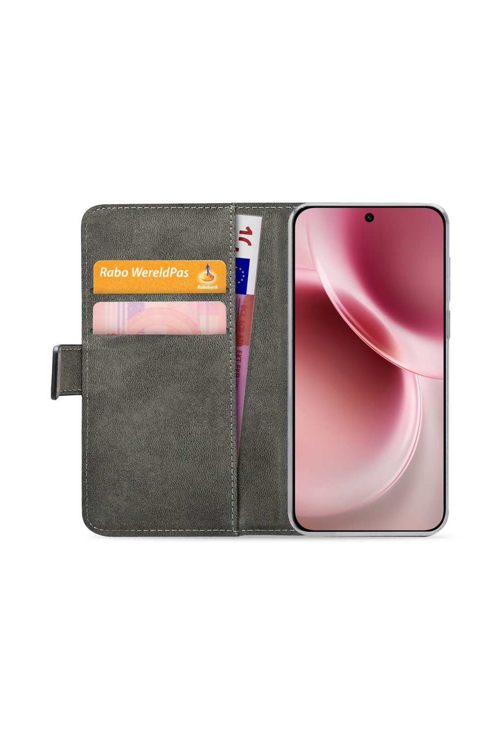 Mobilize Classic Gelly Wallet Book Case Vivo X300 Black - Afbeelding 2