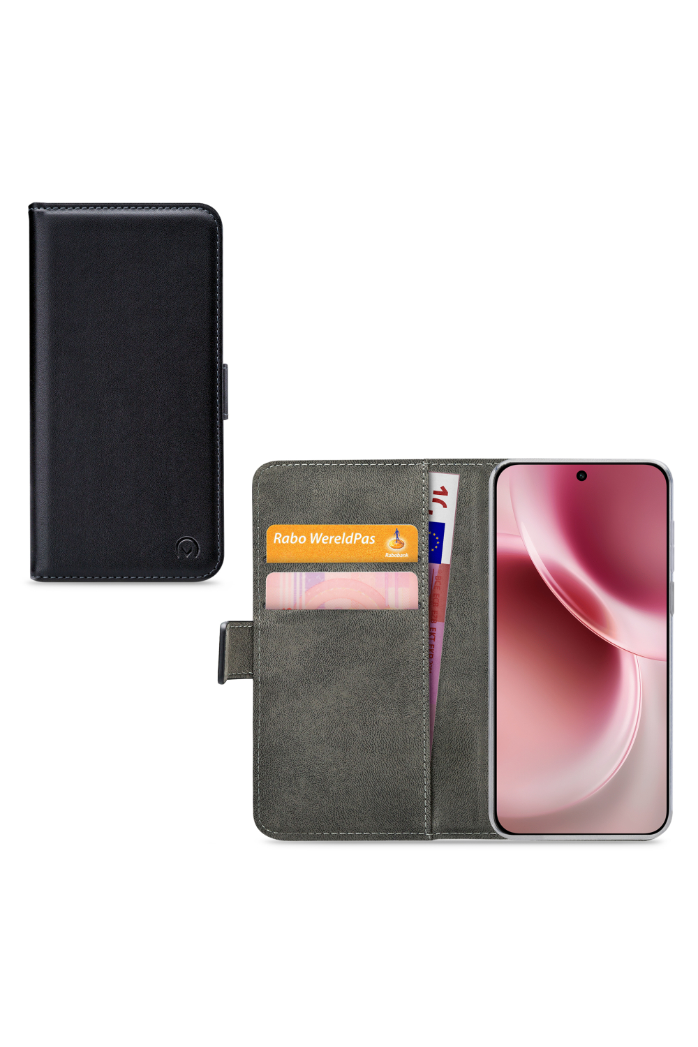 Mobilize Classic Gelly Wallet Book Case Vivo X300 Black - Afbeelding 4