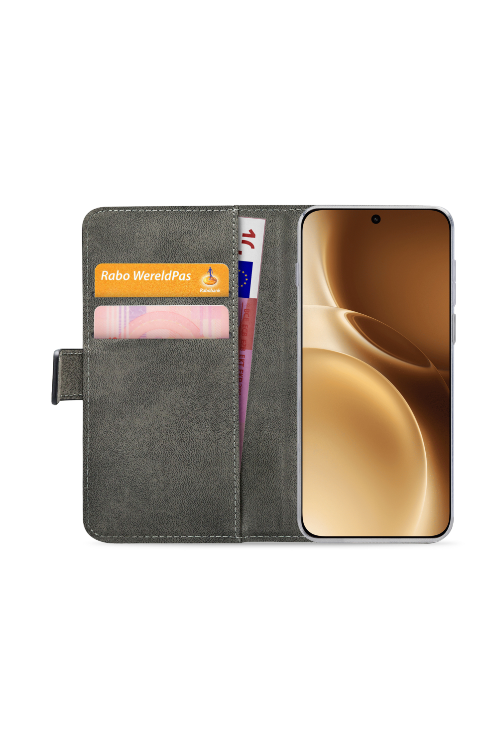 Mobilize Classic Gelly Wallet Book Case Vivo X300 Pro Black - Afbeelding 2
