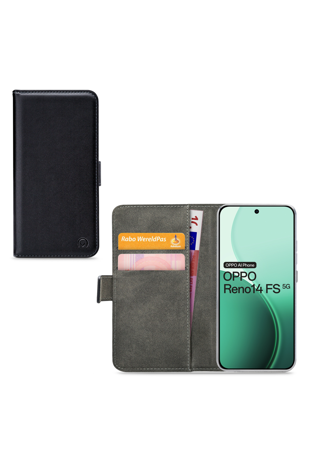 Mobilize Classic Gelly Wallet Book Case Oppo Reno14 F/Reno14 Fs Black - Afbeelding 4