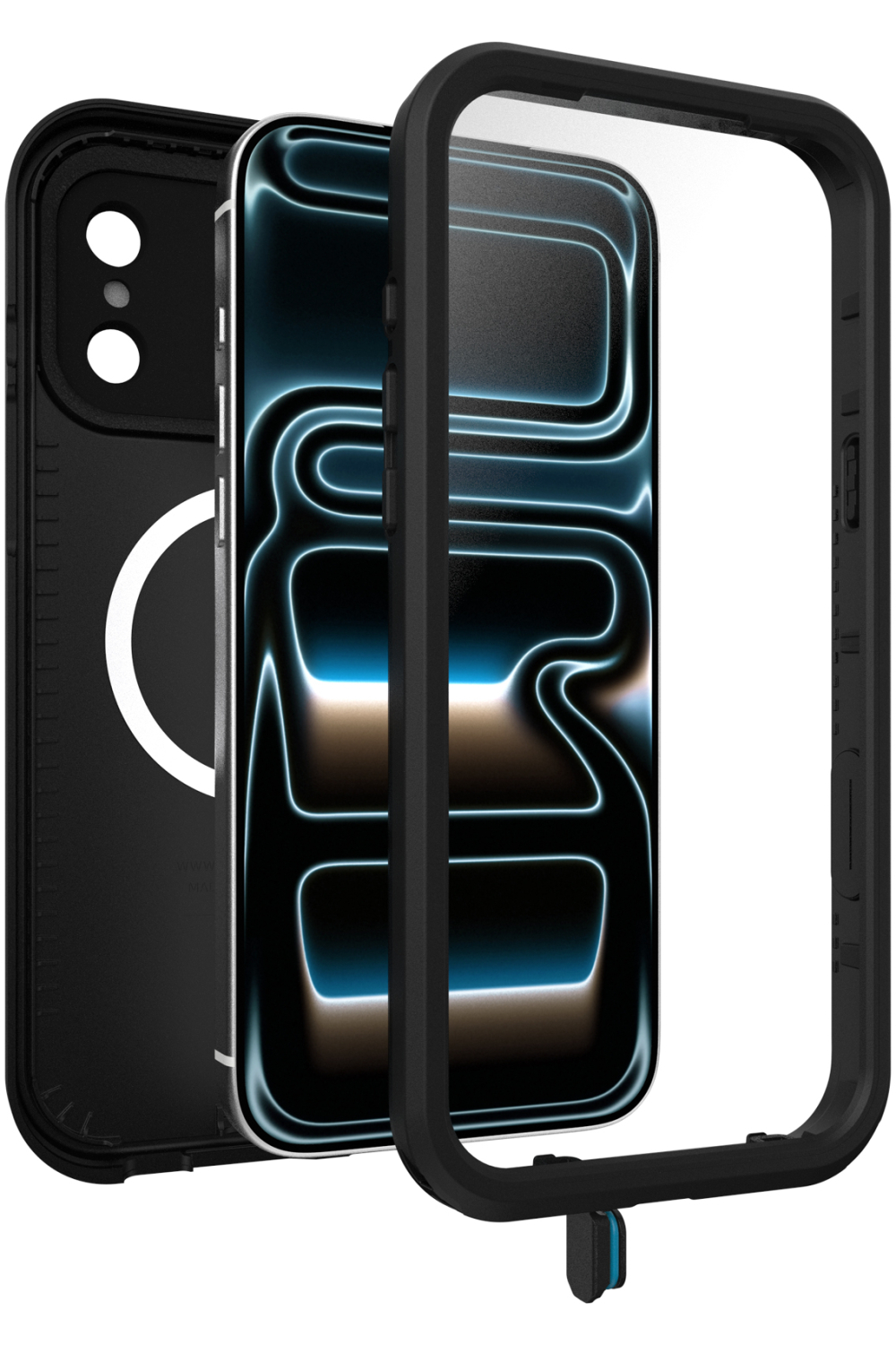 Otterbox Fre For Magsafe Case Apple Iphone 17 Pro Max Black - Afbeelding 2