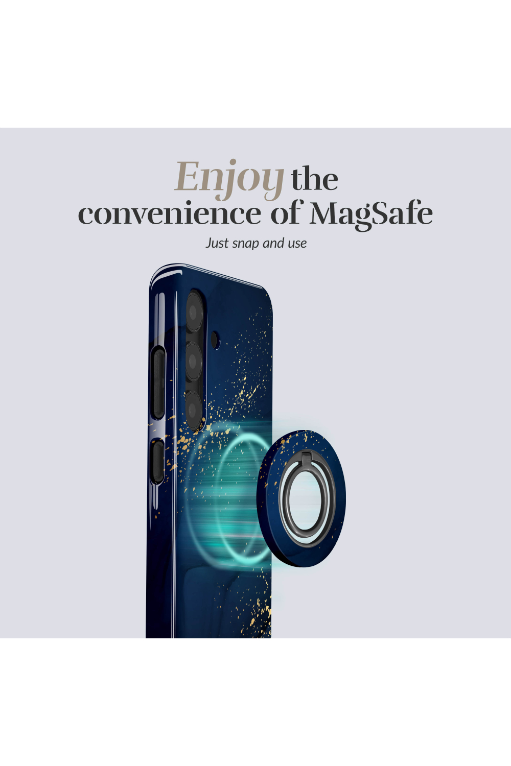 Mio By Mobilize Mio Midnight Sparkle Magsafe Compatible For Samsung A57 5G - Afbeelding 3