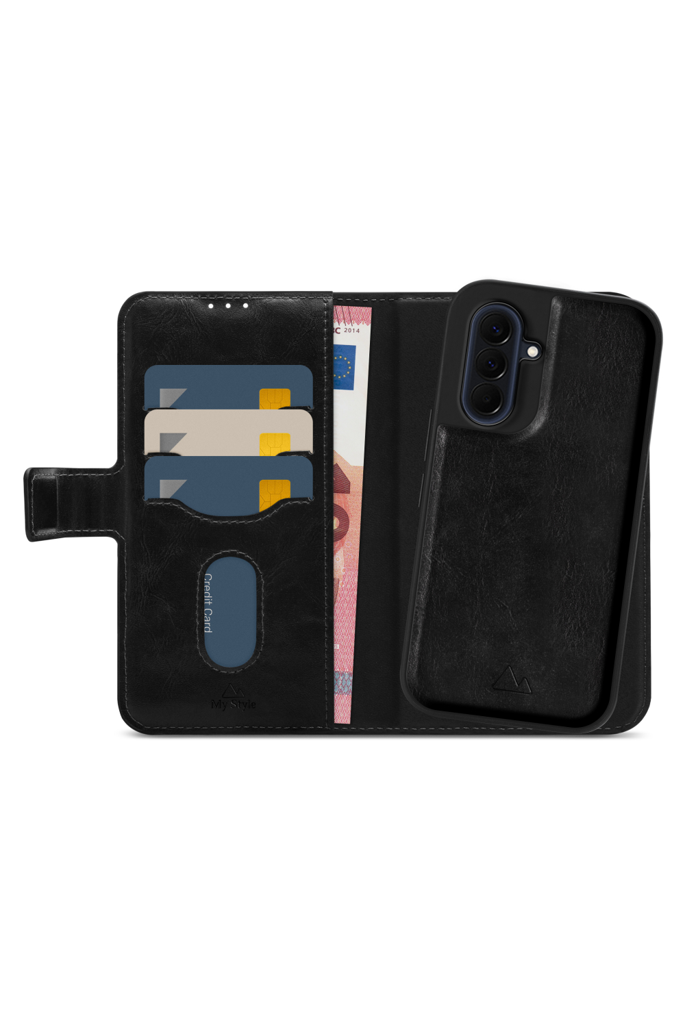 My Style 2In1 Magnet Gelly Wallet Case Samsung Galaxy A57 5G Black - Afbeelding 3