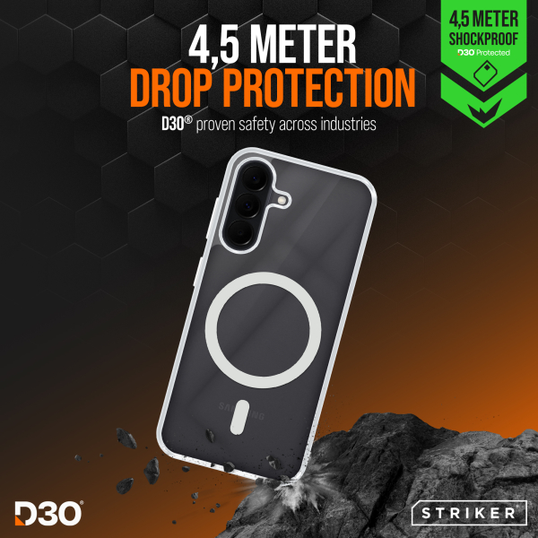 Striker X-Core - D3O Xtreme Impact Mag Case - Clear - Samsung A27 5G - Afbeelding 3