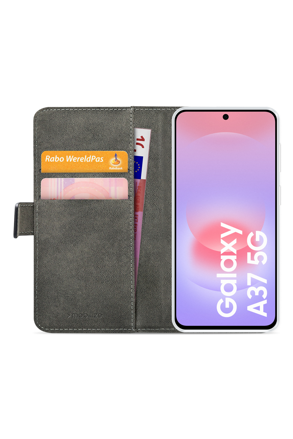 Mobilize Classic Gelly Wallet Book Case Samsung Galaxy A37 5G Black - Afbeelding 4