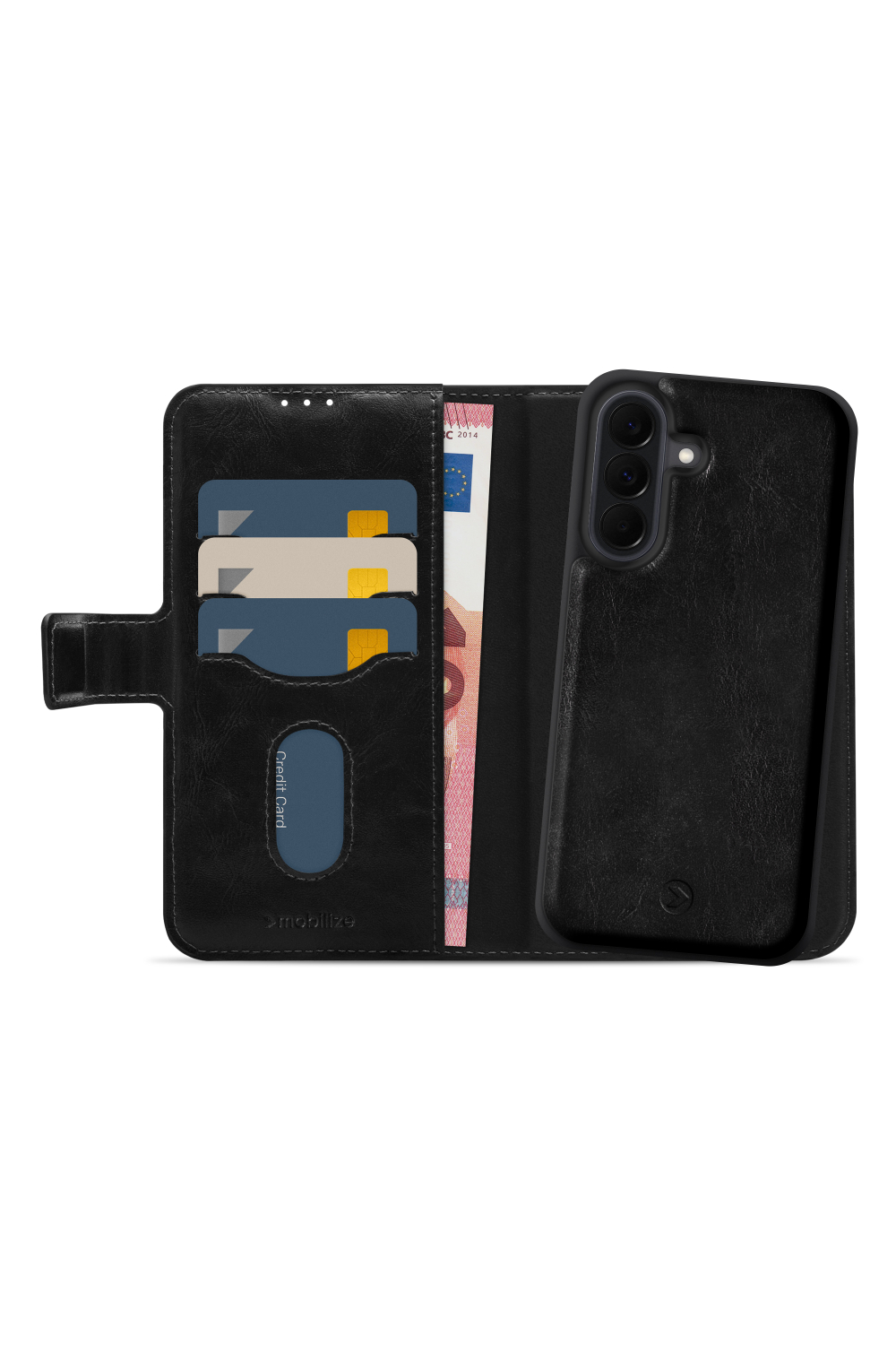 Mobilize 2In1 Magnet Gelly Wallet Case Samsung Galaxy A37 5G Black