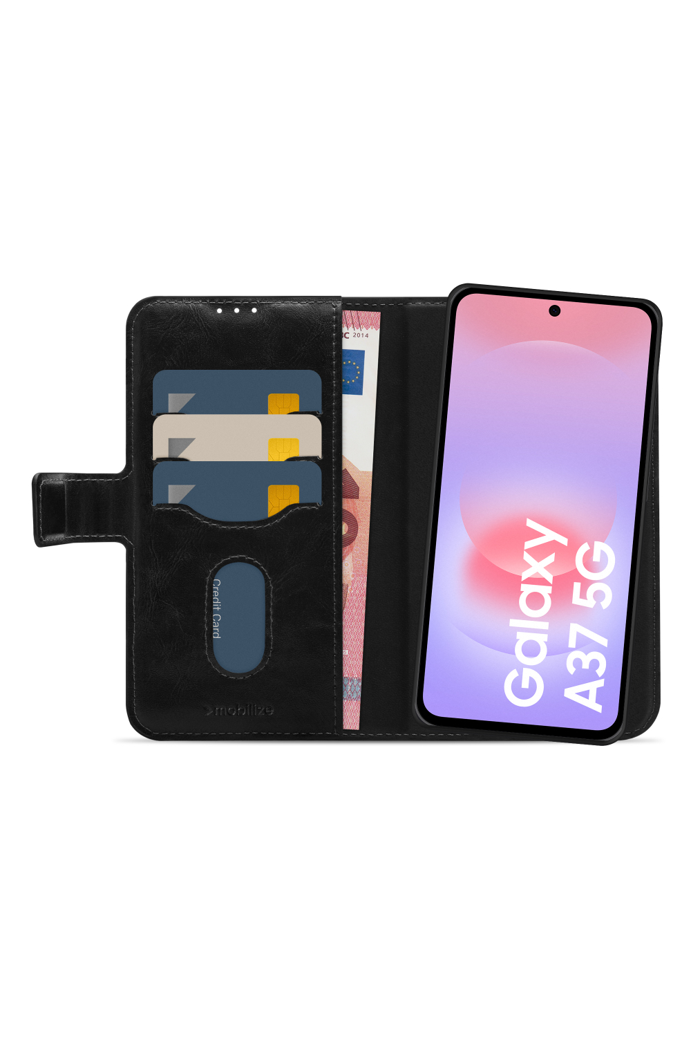 Mobilize 2In1 Magnet Gelly Wallet Case Samsung Galaxy A37 5G Black - Afbeelding 3