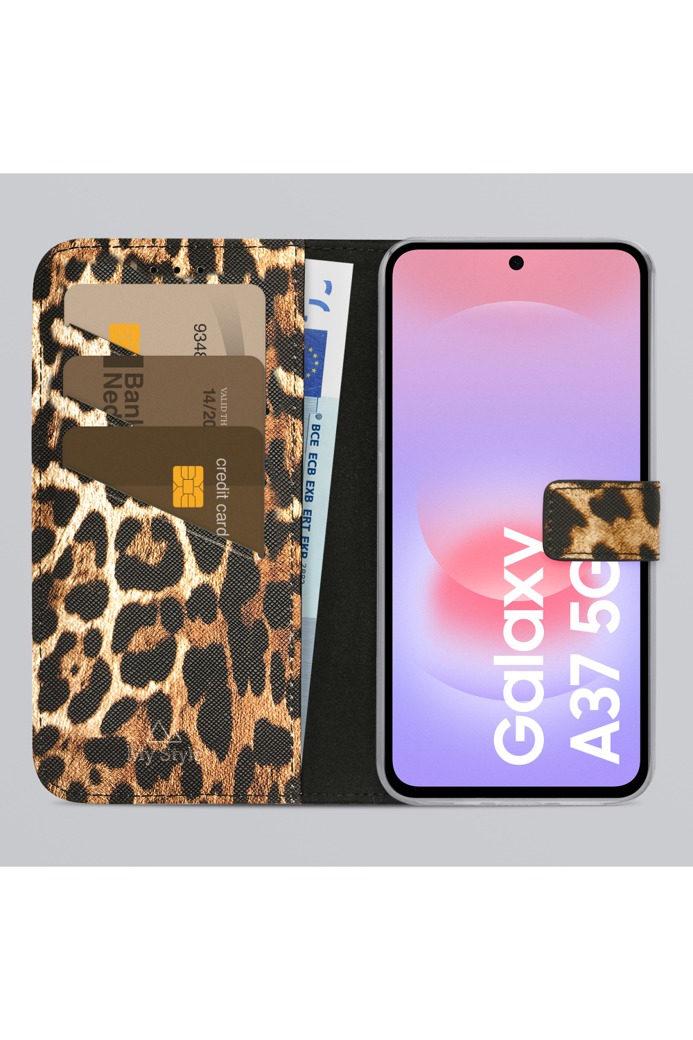 My Style Flex Wallet For Samsung Galaxy A37 5G Wild Leopard - Afbeelding 2