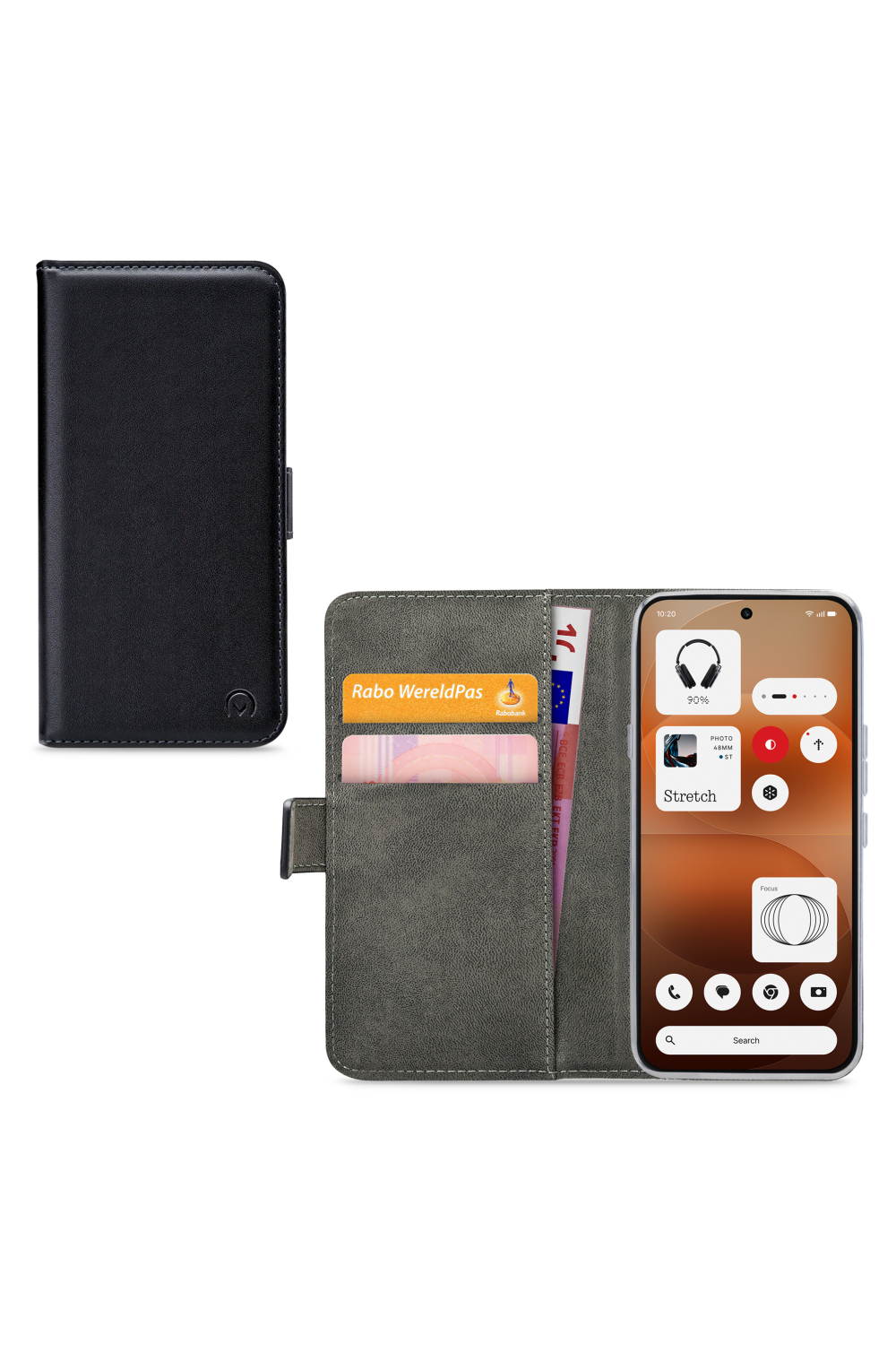 Mobilize Classic Gelly Wallet Book Case Nothing Phone (4A) Pro Black