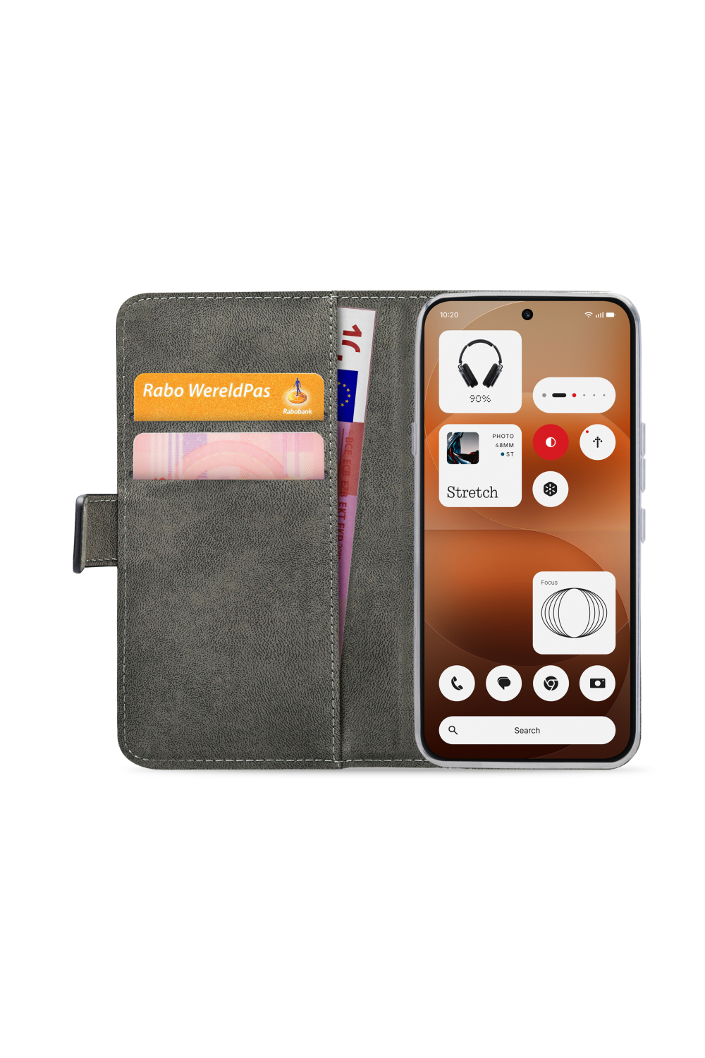 Mobilize Classic Gelly Wallet Book Case Nothing Phone (4A) Pro Black - Afbeelding 3